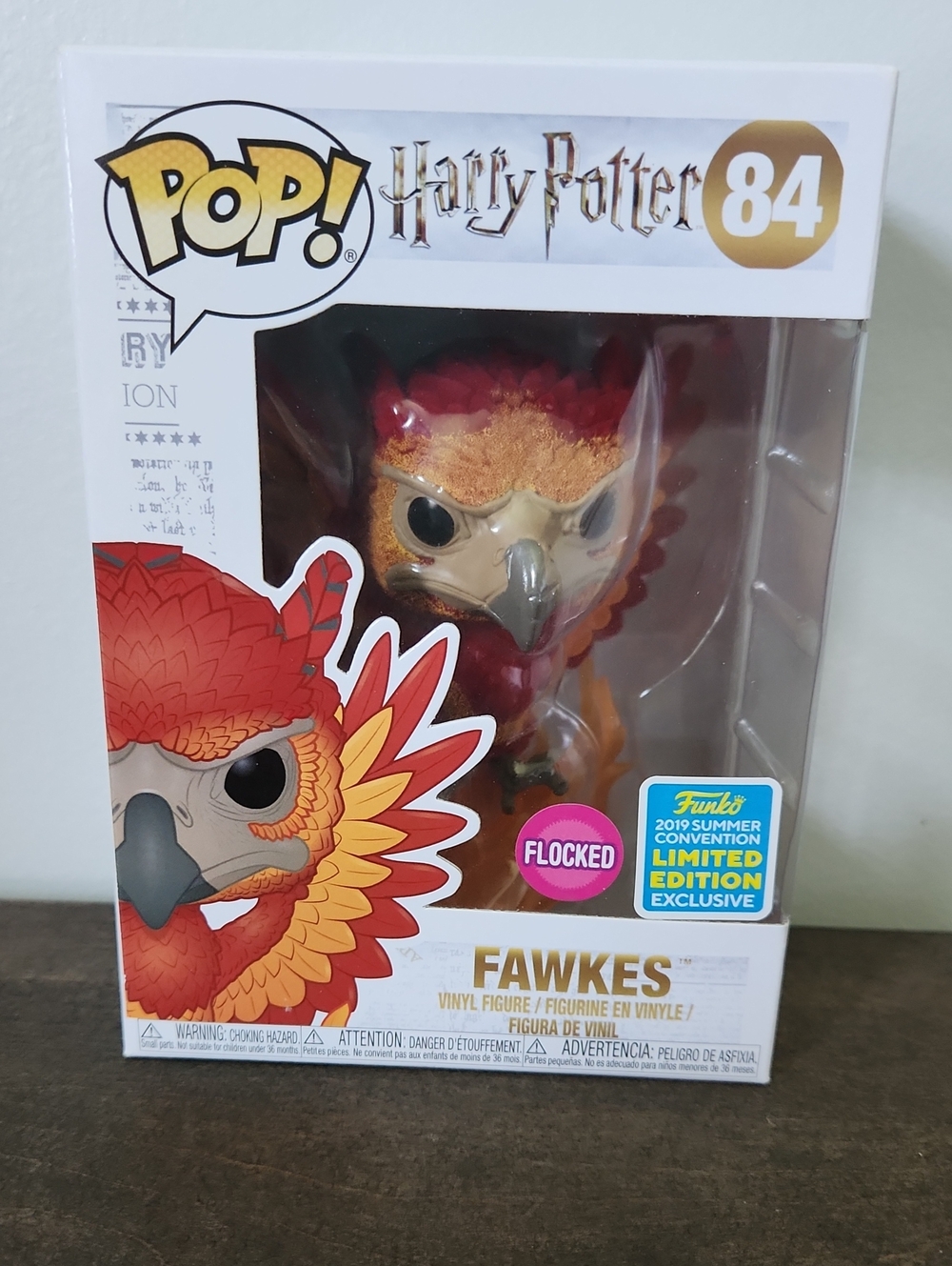 Funko Pop - Harry Potter Fawkes (Flocked) #84
